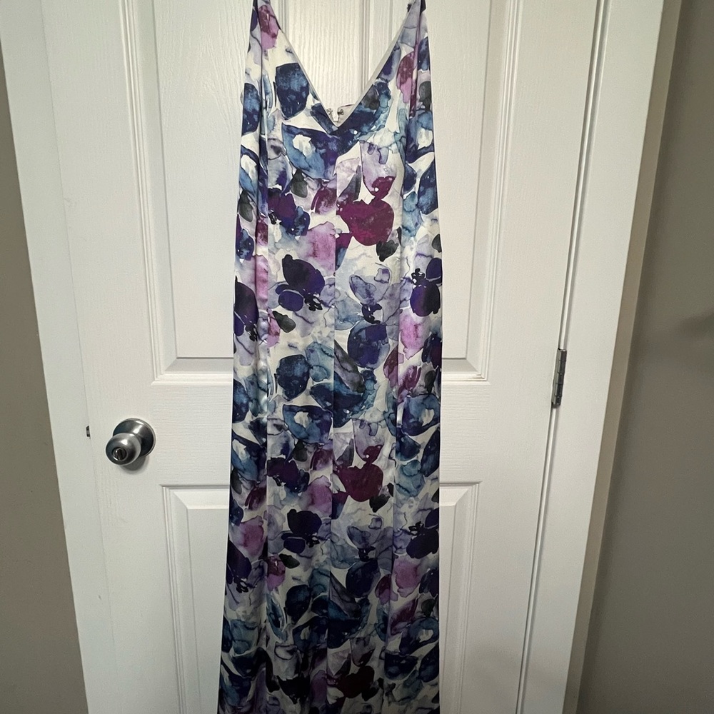 Dynamite Purple and Blue Floral Dress